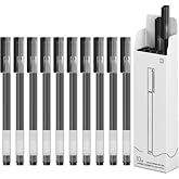 Xiaomi MI Jumbo Jel M&uuml;rekkep Kalemi S&uuml;per Dayanıklı Yazı Kalemi 0,5 mm T&uuml;kenmez Kalem, 10'lu Paket (Siyah)