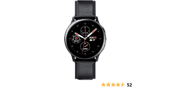 Samsung Galaxy Watch Active 2 (Bluetooth) 44mm, Stainless Steel, Black :  Amazon.it: Elettronica