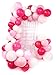 Produktbild PuTwo Luftballons Rosa 100 Stück Magenta Luftballon Luftballons Rosa Latexballons Pastell Rosa Helium Luftballons Dunkelrosa Luftballons für Barbie Party, Taufe Mädchen, Geburtstag Mädchen, Hochzeit