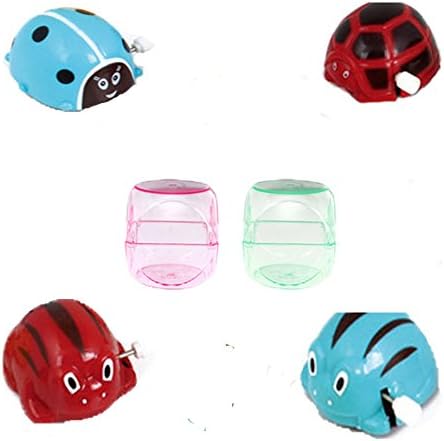 Ymiss 4pcs Funny Relax Wind Up Tumbling Animal Table Toys for Kids and Adults