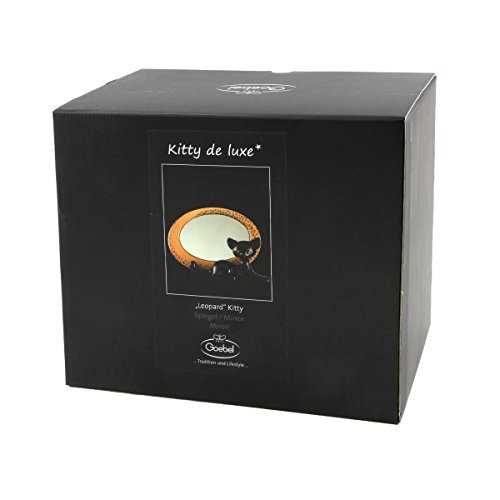 Goebel 66800194 „Leopard Kitty“ Spiegel, Hartporzellan, bunt, 27,5 x 11,5 x 17 cm - 6