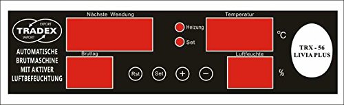 Wachtelbrüter, Brutmaschine, vollautomatisch, NEU: AKTIVE LUFTBEFEUCHTUNG - 6