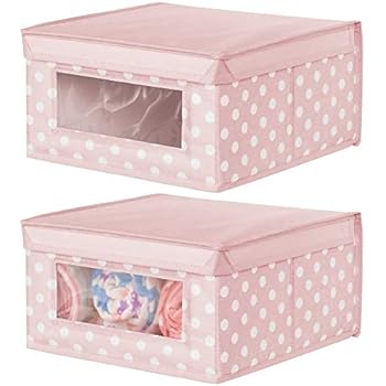 Amazon.de: mDesign Aufbewahrungsbox aus Stoff (groß) – stapelbare