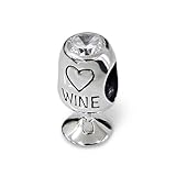 Dieses stilvolle europäischen Charm wurde fachmännisch in Handarbeit und - handgefertigt in 925 Sterling Silber