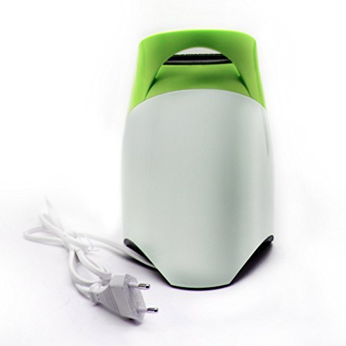 NUTRILOVERS Smoothie-Maker mit Trink-Flasche to GO (BPA-frei) – Mini-Stand-Mixer/Edelstahl-Messer, bis zu 23.000U/min, 0,4PS Motor (300 Watt) – grün - 2