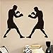 Produktbild Makeyong  Fabrik Preis Boxing Boxer Kampf Sport Wandaufkleber Wohnzimmer Abnehmbare Vinyl Sport Wand Kunstwandhauptdekor Stickers78X58Cm