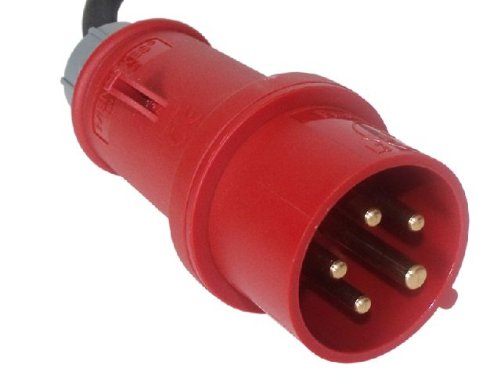 CEE Adapter Stromverteiler 16A 400V – 3 x 230V Baustromverteiler Verteiler NEU - 2