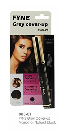 Cover Your Grey Mascaras for Women & Men Instant Grey Hair Touch-ups (Natural Black (888-01)