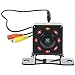 Produktbild yilemi Auto Rear View Kamera auf Nummernschild 120 Grad Weitwinkel Reverse Backup Kamera mit 8 IR LED Nachtsicht Einparkhilfe
