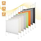 ✅Messung von Größe: Bevor Sie das Jalousie Rollo kaufen, messen Sie bitte die Breite der Fensterscheibe. Es wird empfohlen, dass Sie auf beiden Seite ca. 2 cm, Beispiel: Zur einen 61cm breite Fensterscheibe ist dann die Bestellbreite 61cm + 2cm + 2cm = 65cm. Länge = die Höhe Ihres gesamten Fensters (inklusiv Fensterrahmens).