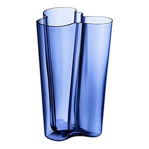 Amazon.de: Iittala 1021060 Alvar Aalto Vasen, Glas, Ultramarinblau, 20