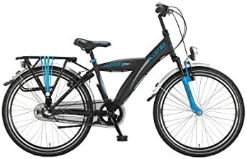 Boy Bike 24 Inch Altec Speed Shimano Nexus 3 V-Brake and Coasterbrake 85% Assembled Blue Black