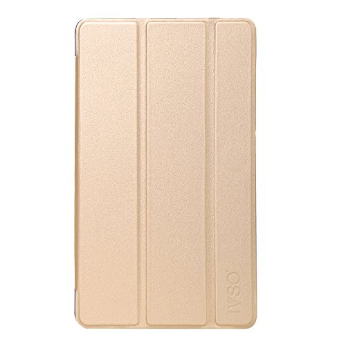 Huawei MediaPad M3 8.4 Hülle, IVSO Ultra Schlank Superleicht Ständer Slim Leder zubehör Schutzhülle für Huawei MediaPad M3 8.4 Tablet-PC perfekt geeignet (Slim-Golden) - 9