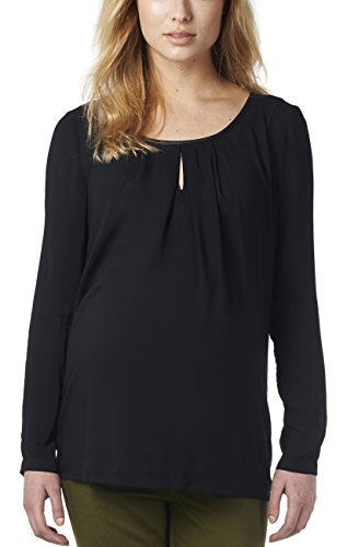 Esprit for mums Women's Maternity Blouse -  Black - Schwarz (Black 001) - 16