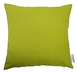 100% Baumwolle TOM TAILOR 580822 Kissenhülle Dove grün / 40 x 40