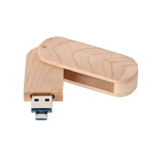 MAXBELL USB 3.0 & Micro USB Flash Drive Dual Pen Drive U Disk Swivel Design 32GB