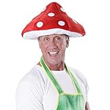 Sombreros unisex adulto. WIDMANN wdm0211l ? Disfraz para adultos sombrero Seta, rojo, talla única