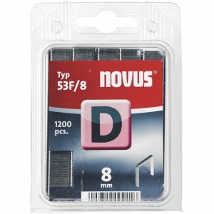Preisvergleich Produktbild Novus Tackerklammern 53F / 8 VE=1200 Stück