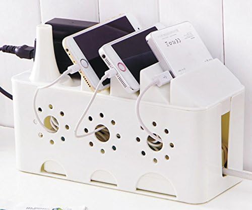 KKLL Multi-function power cord socket Organizer rack , white , 24*10.5*16