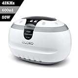 💎 SMARTES DESIGN: Dieser VLOXO Ultraschallreiniger hat einen einzigartigen Design - auch eine gute Dekoration Für das Haus. Der rostfreier Tank macht das Gerät langlebiger als andere Geräte