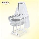 FabiMax Stubenwagen weiß mit Komplettausstattung