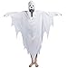 Produktbild Bekleidung Loveso Weiß Ghosts Batsuit Halloween Kostüme Langarm Kleid Mantel Umhang