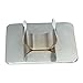 Stainless Steel Nail Art Palette Ring Manicure Mixing Acrylic Paint Palette Spatula Tool