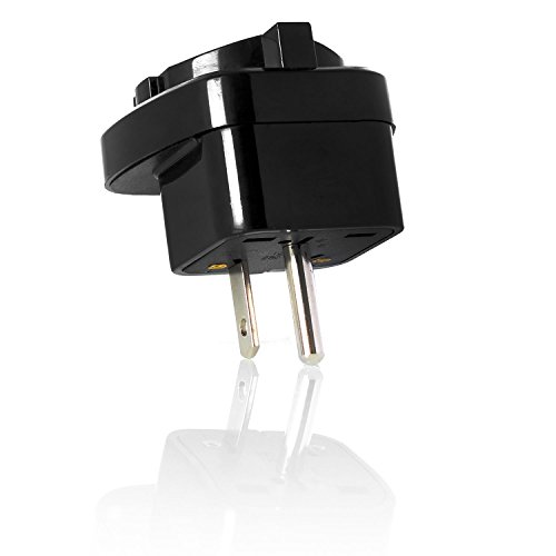 Neuftech ein Stück Reisestecker Adapter USA 3pin Typ B mit Schutzkontakt für America Canada China Taiwan Tailand Philippines Japan - 4