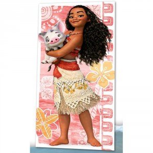 Preisvergleich Produktbild KIDS LICENSING - Vaiana WD17836 Handtuch 140x70cm