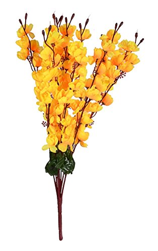 Buy Kaykon Artificial Peach Blossom Flower Bunch For Home Decor