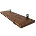 Produktbild A J S Shelf ZTH Dekorative Wandhalterung Aus Holzregal Aus Schwarzem Metallregal Im Retro-Stil A+ (größe : 40cm/15.7inches)