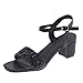Produktbild AHAYAKU Damen Sandalen Fashioh Sommer Open Toe Casual Square Heels Schuhe Damen Sandalen 2019 Sommer Neu