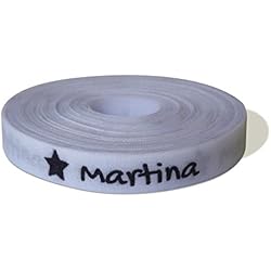 ETIQUETAS TERMOADHESIVAS PARA MARCAR LA ROPA CON ICONO (Blanco Estrella)