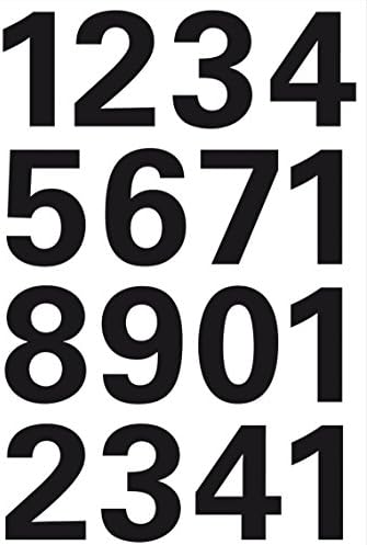 HERMA HERMA Numbers 25mm 0-9 weatherproof film black 1 sheet