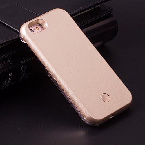 High Quality Samsung Galaxy S7 Edge LED Case - Soft &amp; Light-Weight Golden Selfie Light Case For Perfect Pic - Epiktec