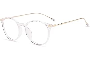 ‎FIRMOO Firmoo Übergroß Anti Blaulicht Brille Damen Herren, Retro Panto Brille Anti 400UV Computerbrille Bildschirme Arbeitsplatzbrille