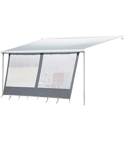 DOMETIC Seitenwand Rainprotect Large Sichtschutz Camping Markisenwand Windschutz Seite Regenschutz Auto & Motorrad