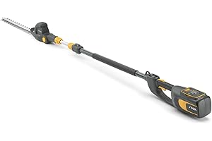 STIGA Tagliasiepi Telescopico a Batteria SPH 700 AE, Testina Regolabile, Larghezza Taglio 48 cm, 450 W, Batteria e Caricatore NON Inclusi