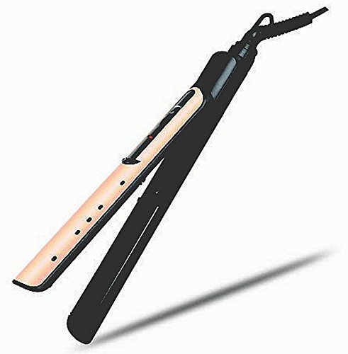 Glätteisen Haarglätter aus Keramik große Platte Dampf Gold