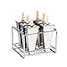 Produktbild Baffect® Edelstahl Popsicle Form mit Stick Holder Eiscreme Form von 6 (Dreieck)