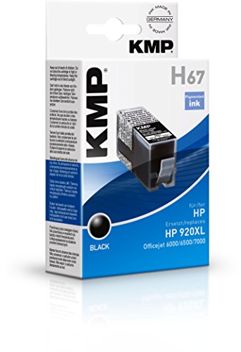 KMP Tintenkartusche für HP Officejet 6000/6500/7000, H67, black