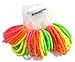 Allsorts® 36 Neon Coloured Endless Elastics Hair Bobbles Elastic Bands Hair Accessory