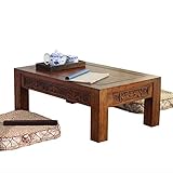 mesa zen ♥ 【Fácil de instalar】: La mesa de centro es muy cómoda de instalar, y cuando no la está utilizando, el desmontaje es muy simple y no ocupa espacio.