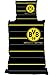 Produktbild BVB / Borussia Dortmund Linon Bettwäsche Polostreifen Übergröße