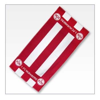 Preisvergleich Produktbild 1. FC Nürnberg Handtuch Blockstreifen