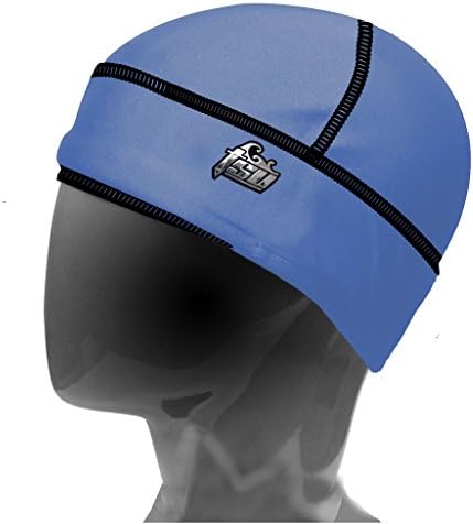 tsurag Tsu3 Compression Cap, Royal with Black Stitches (Large)
