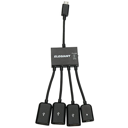 SAWAKE 4 Port Micro USB Power Aufladen OTG Hub Host Spiltter, Verteiler, Adapter Kable - 8