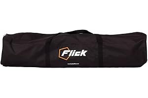 Football Flick Goal Bag | 129cm Carry Bag for Goals, Balls, & Training Equipment | Durable Nylon Material with Inner Storage Pockets