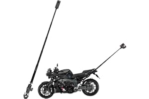 PANLOUTING Wysuwany kij do selfie monopod z adapterem do roweru i motocykla kompatybilny z kamerą GoPro Hero Insta360