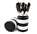 Produktbild Morphe 12 Piece Black and White Travel Brush Set - Set 706 by Morphe